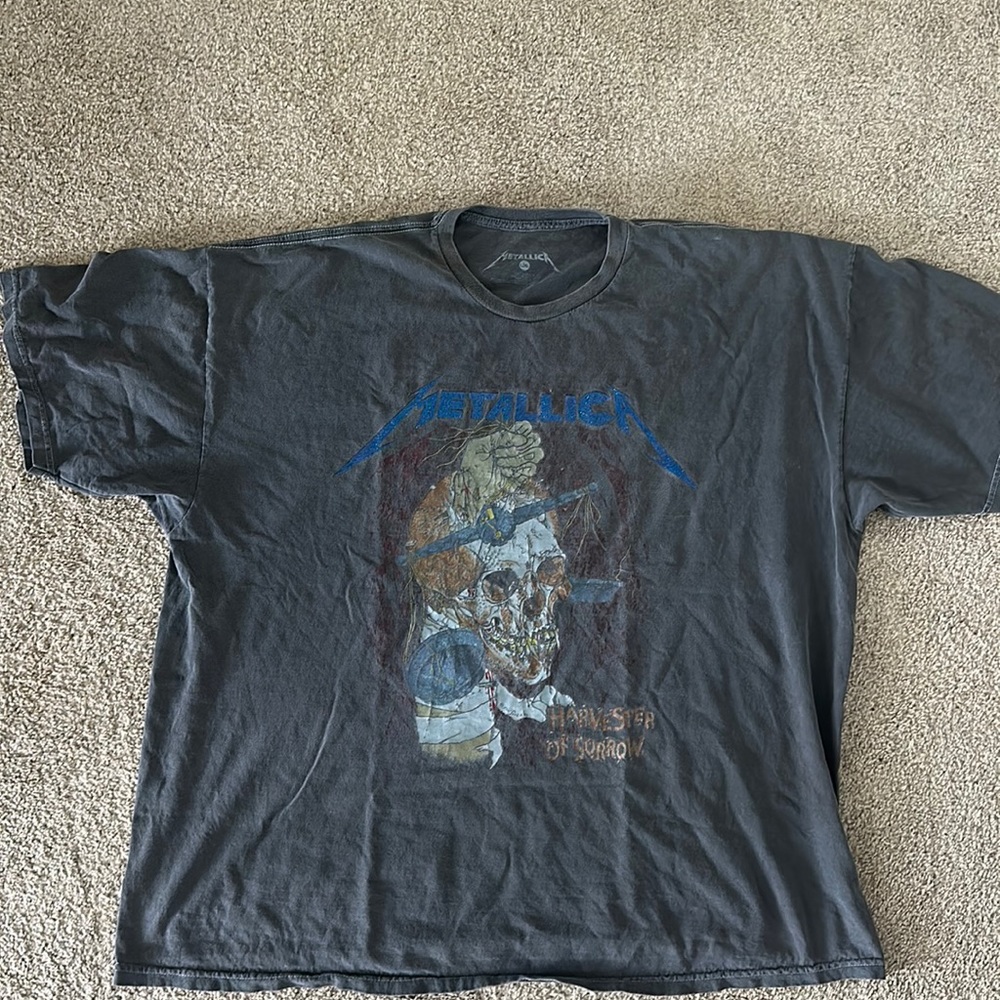 METALLICA oversized band tee